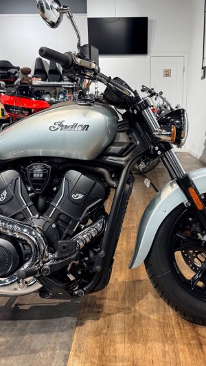 2025 NEW INDIAN Scout Limited Silver Quartz (VIN *56KS*4845)
