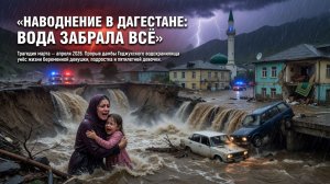 Дагестан под водой - как прорыв дамбы унёс жизни беременной девушки и ребёнка.