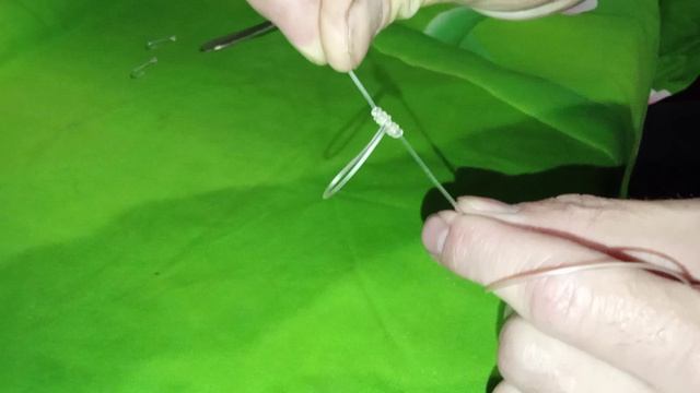 Как сделать петлю на основной леске для поводка