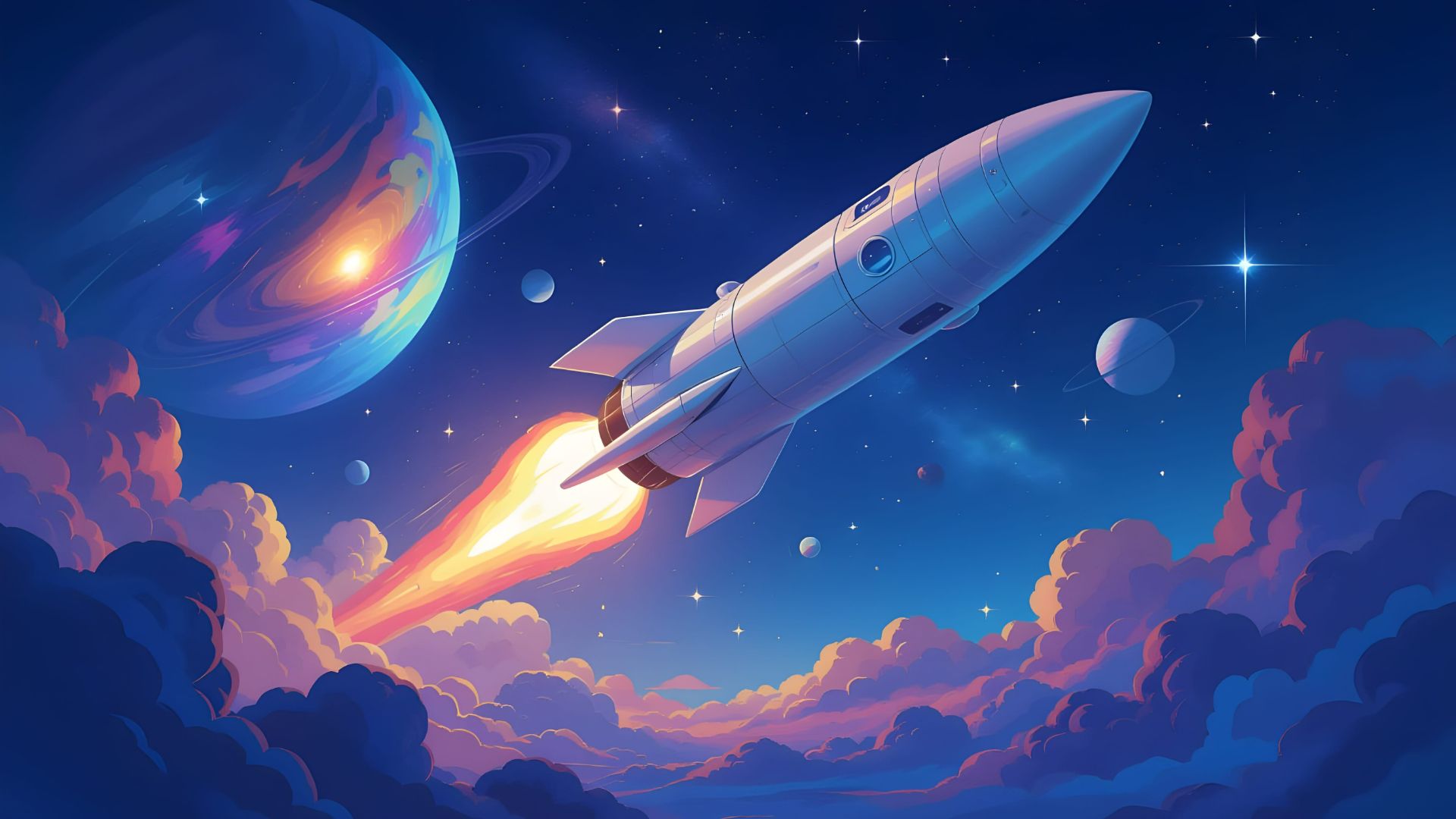 Мечта о покорении космоса. The dream of conquering cosmos.