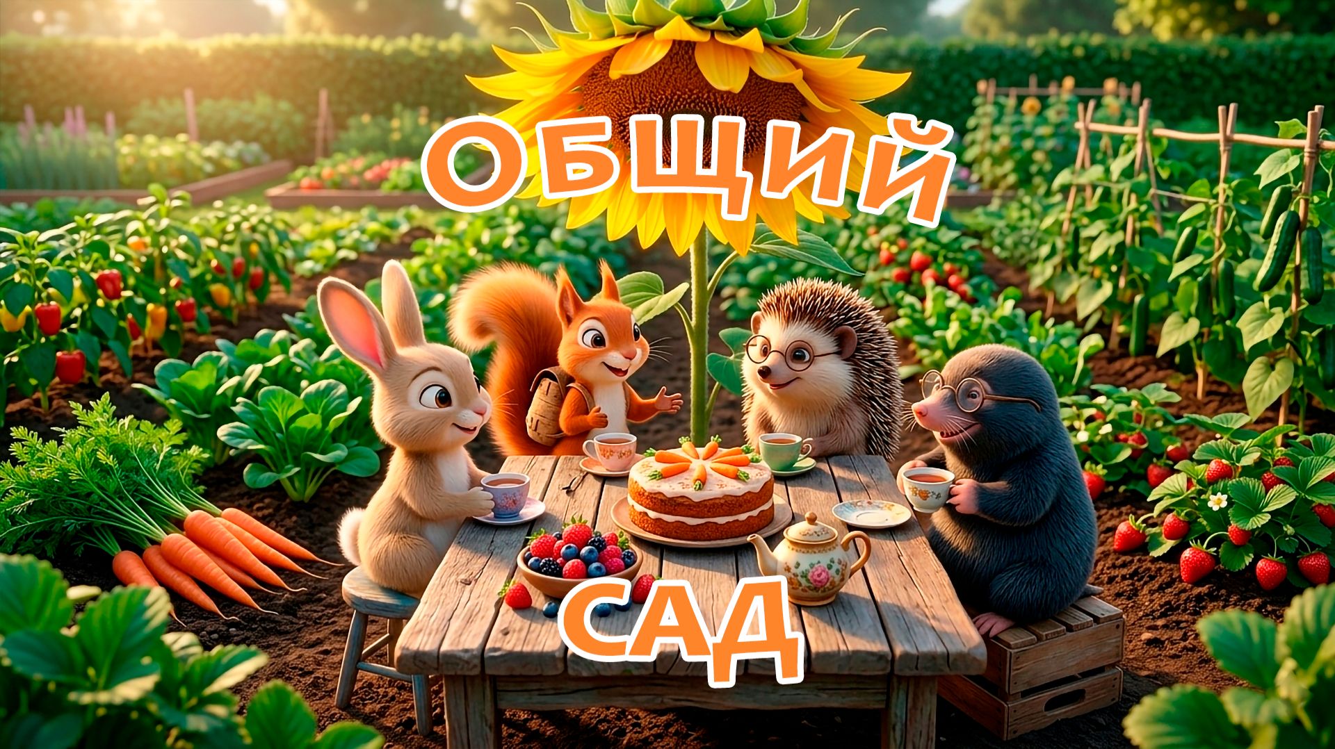 Общий сад 🌻| Поучительный мультфильм для детей | Почему вместе мы сильнее