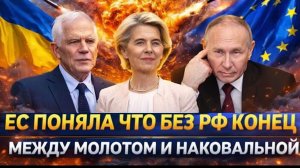 До Европы дошло! Без России им конецМежду молотом и наковальней! Путин всё л решил!
