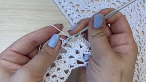 Косынка крючком