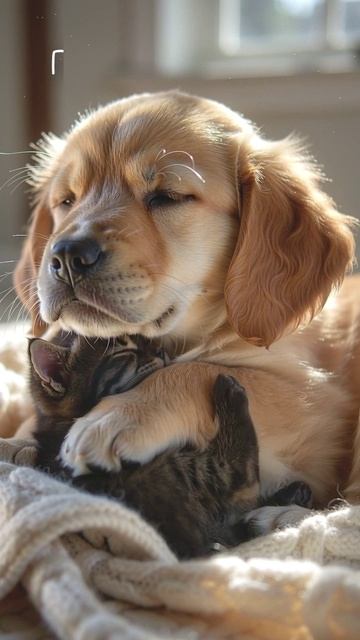 Самое уютное место на свете — прямо здесь! Светлого Тебе дня! 🤗🐾☁️🤍