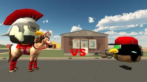 Огнемётчик VS Рыцарь в ChickenGun (Чикен Ган). #ЧГ #ChickenGun #ЧикенГан