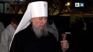 Кондратьев принял участие в Пасхальной службе в Свято-Екатерининском соборе