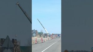 Новая дорога! И новая строительная техника!Досмотри до конца.