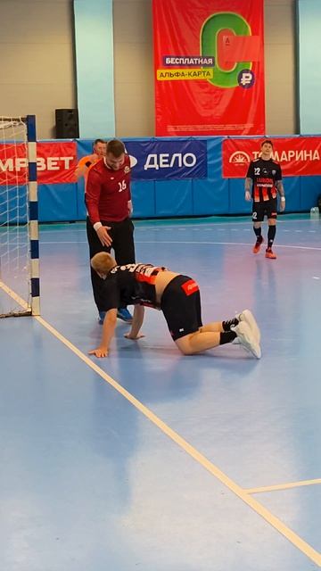 Не обычные голы в гандболе.Динамо.Заря Каспия