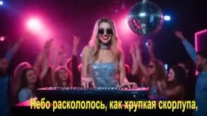 Небо раскололось, как хрупкая скорлупа,