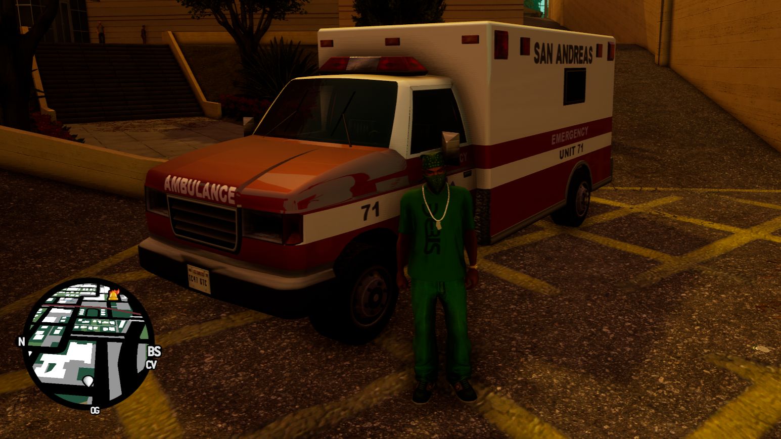 GTA San Andreas  Definitive Edition. Зарабатываем деньги на скорой.