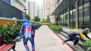 История СУПЕРГЕРОЯ || Спасти ФИОЛЕТОВОГО Человека-паука от...?? ( Смешно, Экшн )