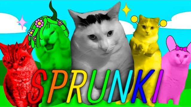 КОШАЧЬИ МЕМЫ! СПРУНКИ ПОДБОРКА МЕМОВ С КОТИКАМИ КОТИКИ ИГРАЮТ В SPRUNKI INCREDIBOX