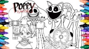 РАСКРАСКИ POPPY PLAYTIME КАК РАСКРАСИТЬ POPPY PLAYTIME РИСУЕМ ХАГГИ ВАГГИ И МОНСТРОВ