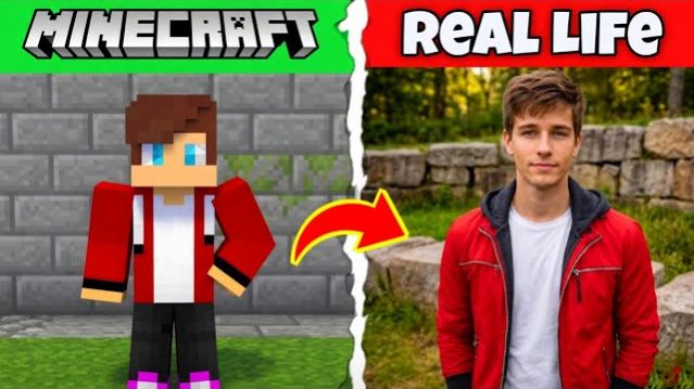 MINECRAFT ДОБРЫЕ МОБЫ И ПЕРСОНАЖИ ПРОТИВ РЕАЛЬНОЙ ЖИЗНИ | РЕАЛЬНАЯ ЖИЗНЬ ТРАНСФОРМАЦИЯ МАЙНКРАФТ