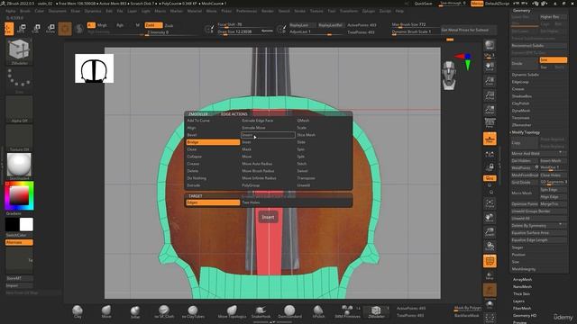 4. Заполнение тела