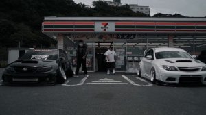 Mako and Friends. WRX STI's in Japan