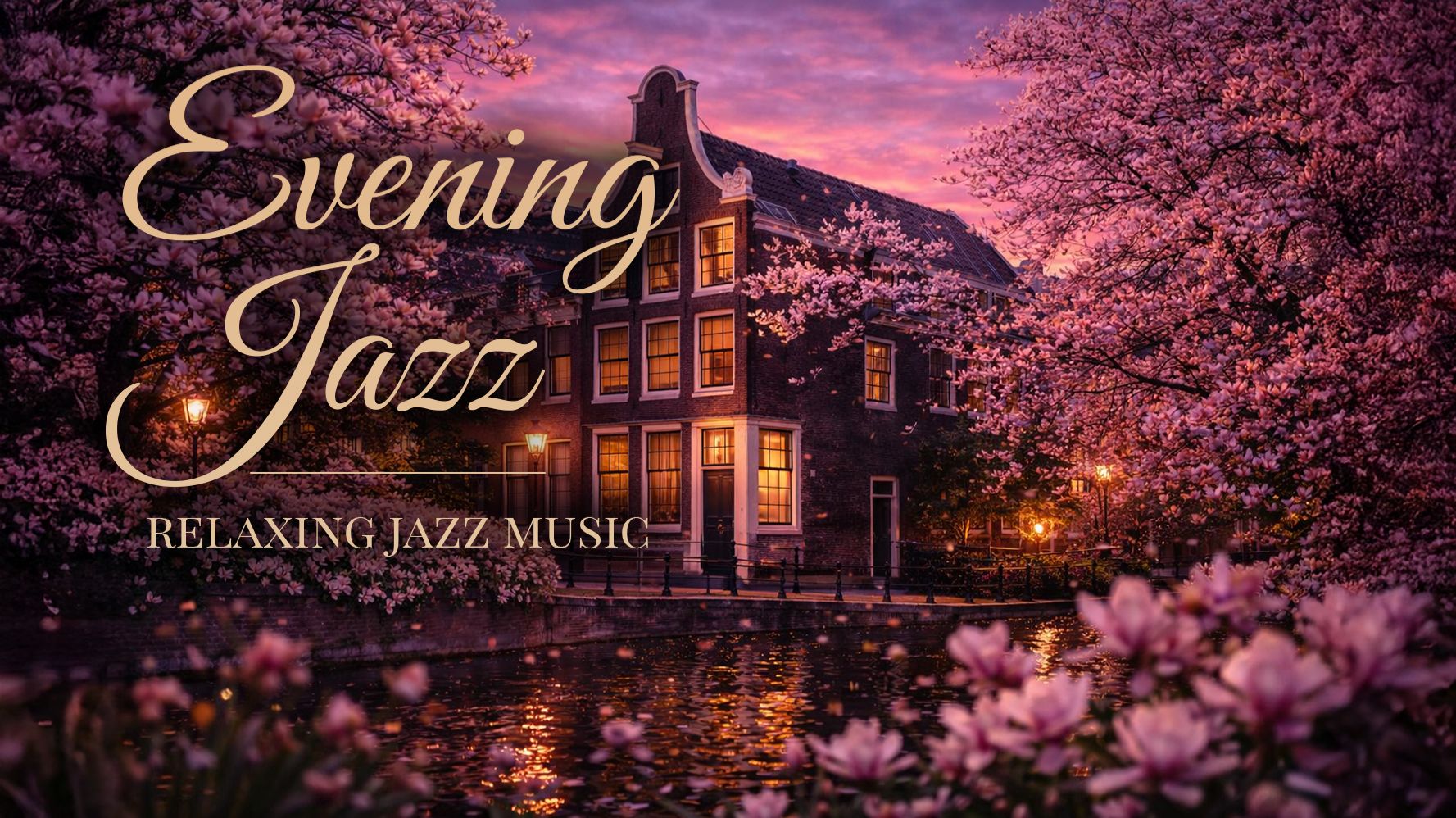 Весенний особняк • Спокойная музыка 3 часа • Джаз • Фоновое видео • Фоновая музыка • Музыка на вечер