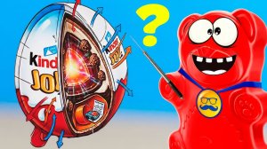 НАШЕЛ ГИГАНТСКИЙ КИНДЕР ДЛЯ ЖЕЛЕЙНОГО МЕДВЕДЯ ВАЛЕРЫ