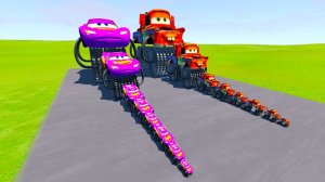 Большие и маленькие машинки Mcqueen и Mater