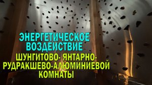 Исследование энергетического воздействия шунгитово-янтарно-рудракшево-алюминиевой комнаты