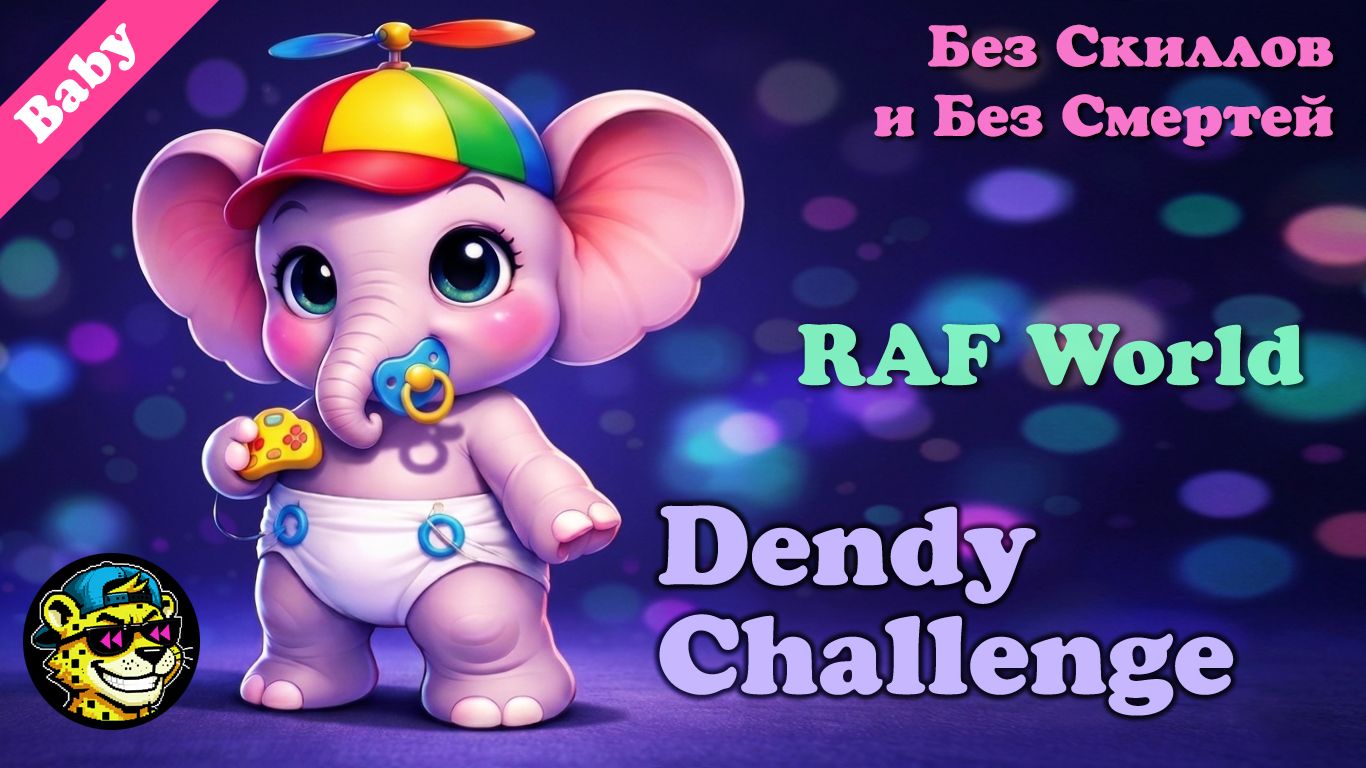 Raf World - 1й читран в 60 фпс | ПРО Dendy Challenge