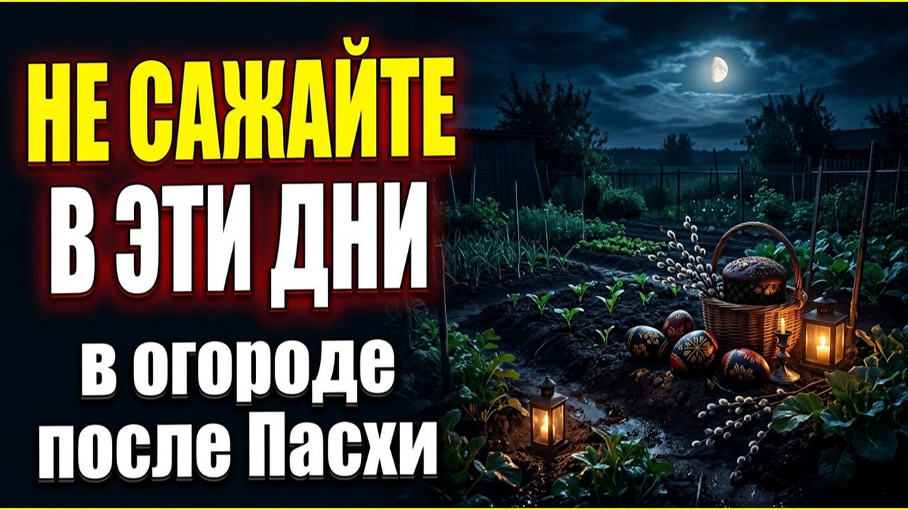 Когда сажать огород по народным приметам после Пасхи: секрет предков проверен веками