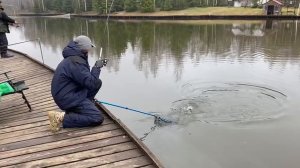 Основной водоём.Поимка Форели
