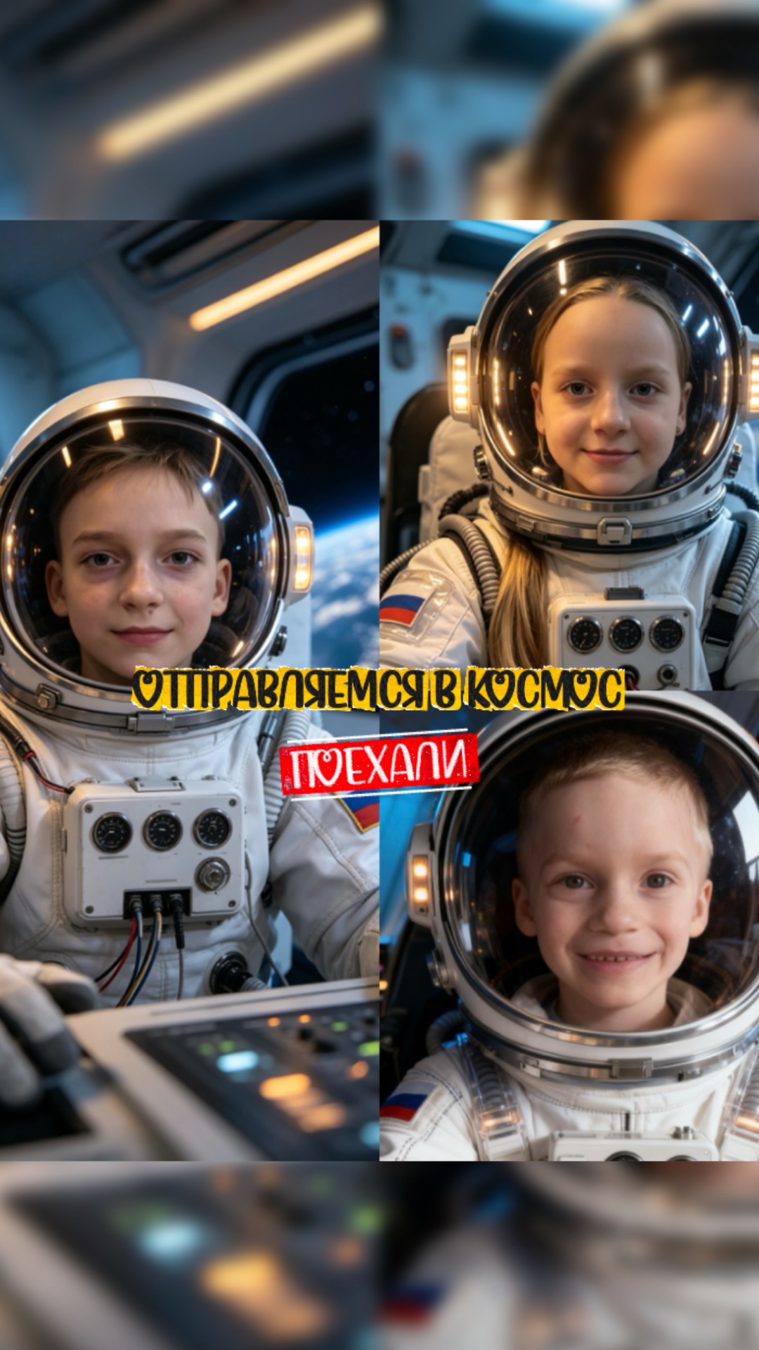 Я космонавт Отправь себя в космос с НЕЙРОфото.Бесплатный БОТ в описании День космонавтики Нейросеть