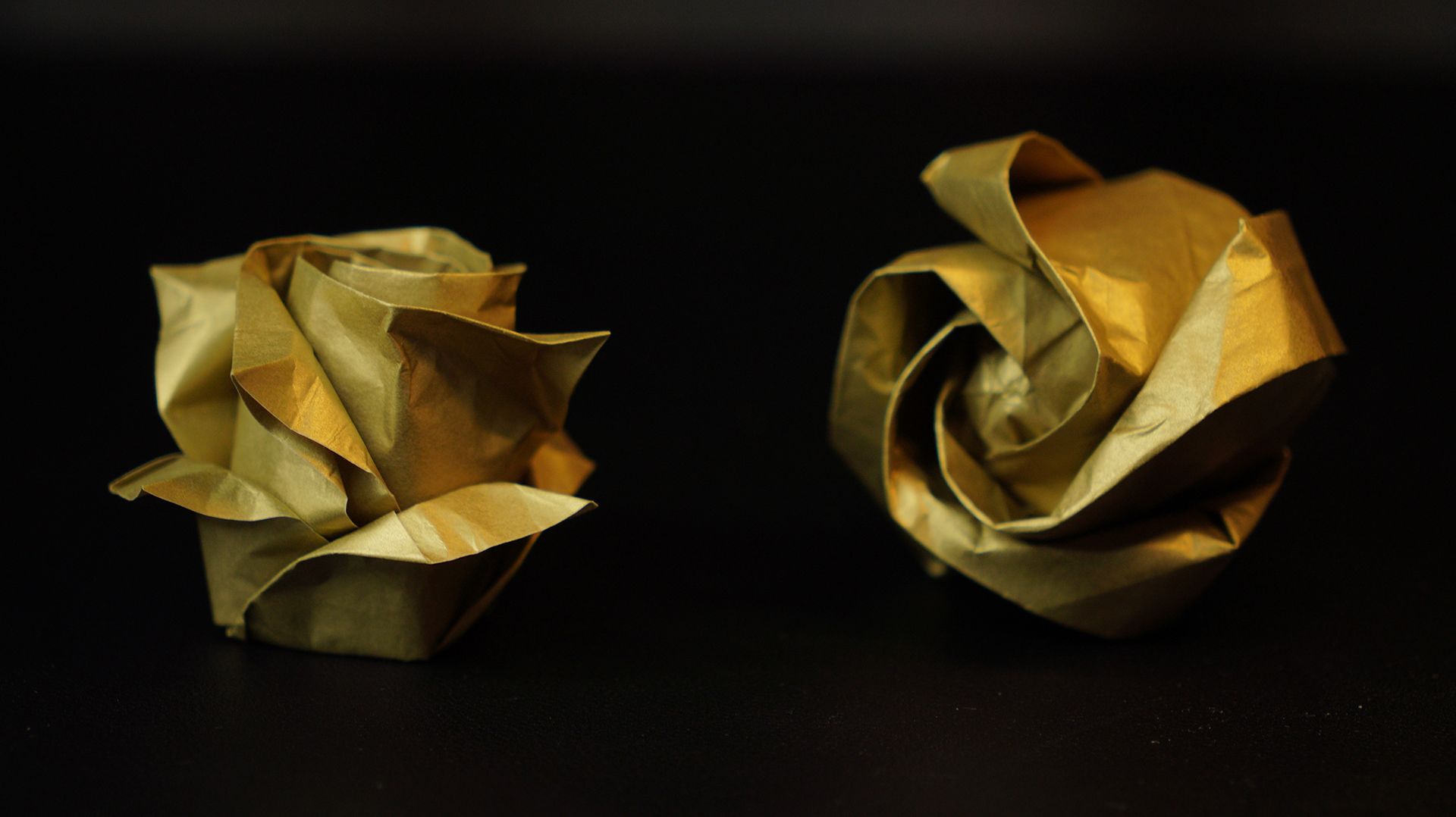 Как создать розу из бумаги с помощью техники оригами - два варианта