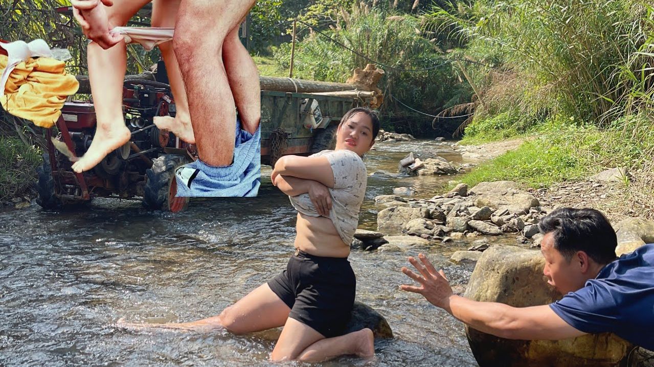 Девушка за рулем сельскохозяйственной техники и жизненные ситуации, с которыми она сталкивается.