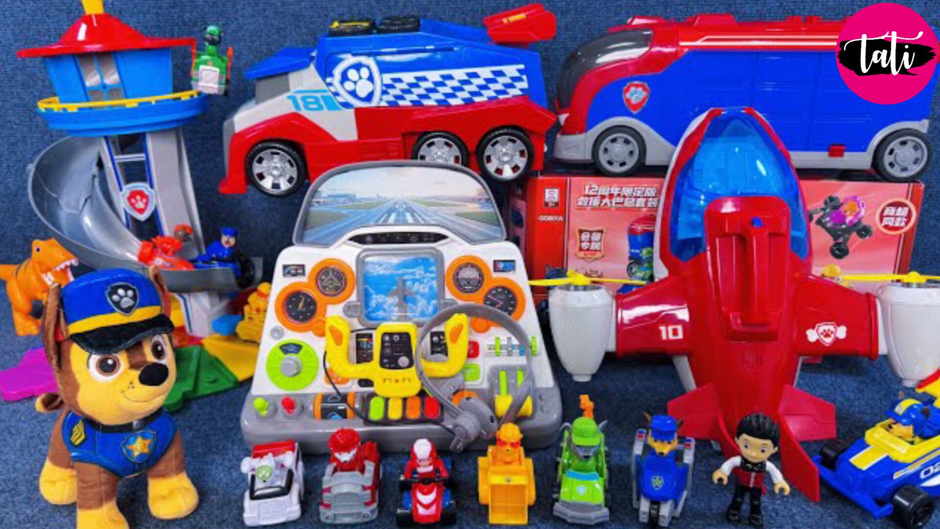 Играем в игрушки из мультика щенячий патруль. Мультфильм для детей. ASMR АСМР