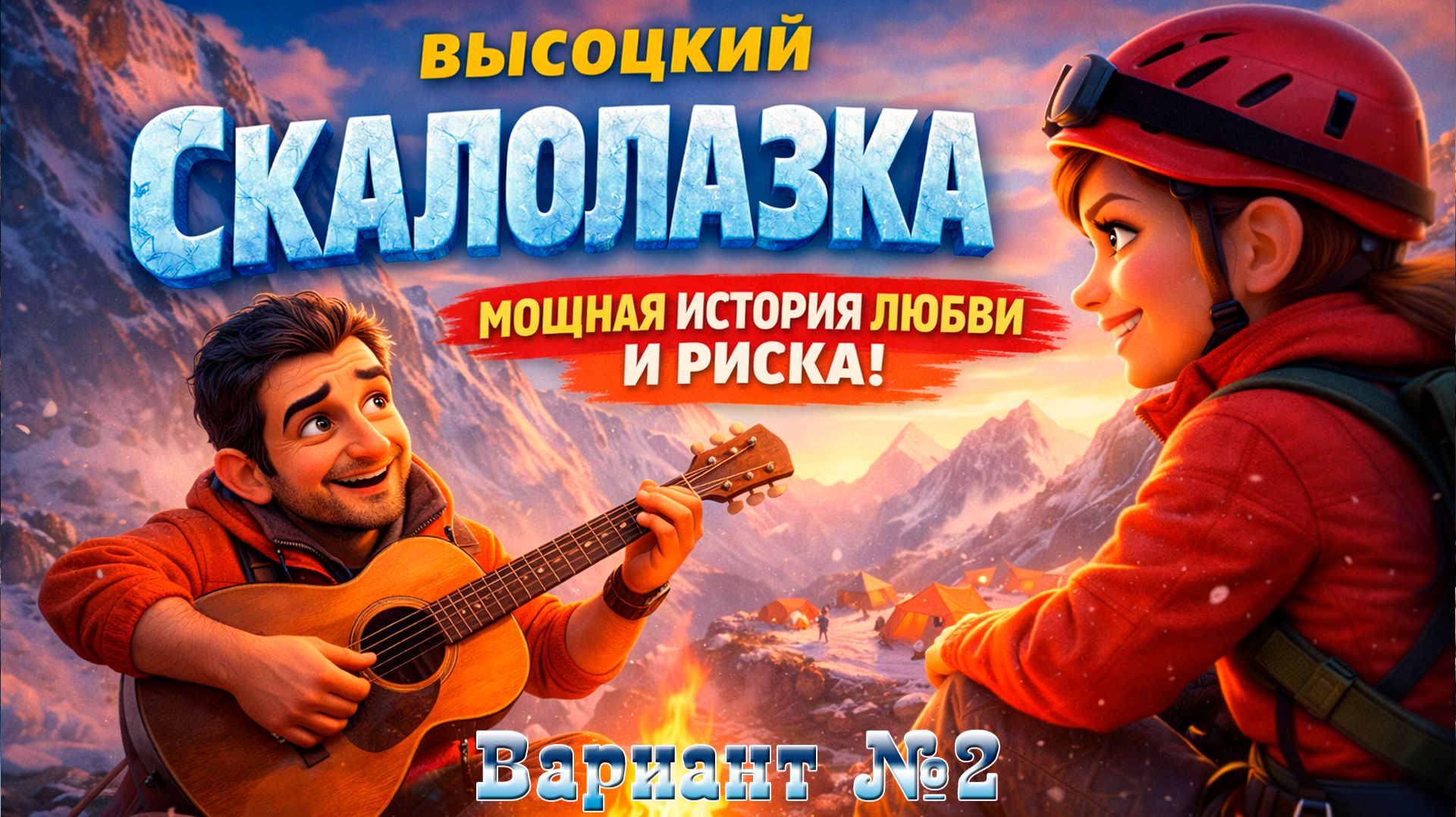 "СКАЛОЛАЗКА" — В.С.ВЫСОЦКИЙ В 3D АНИМАЦИИ (2-й ВАРИАНТ)