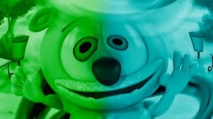 the gummy bear song is the effects green 💚 and blue 💙 #krazy gummy