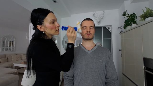 ASMR Face Painting  Body Scanning Color Palette  Real Scanner