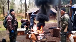 Охота и Рыбалка в Тайге Ловля Хариуса Ленка Встреча со Староверами Костер 10 дней Ветровал дорога