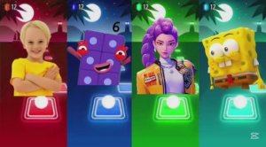 ВЛАД И НИКИ против ГУБКА БОБ и ЦИФРЫ — Битва Героев и K-POP ОХОТНИКИ НА ДЕМОНОВ 👦⚡️