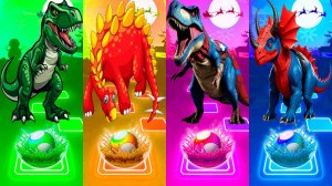 Coffin Dance Динозавры 400 уровень - Мультики про Динозавров | МУЛЬТФИЛЬМЫ ДИНОЗАВРЫ в Tiles Hop