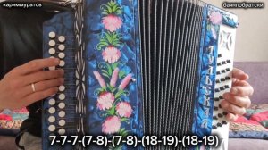 ЧАСТУШКИ НА ГАРМОНИ ЦИФРАМИ