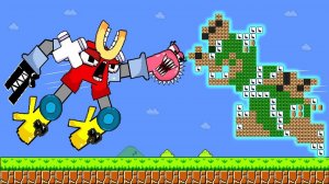 Mario vs РОБОТ Alphabet Lore! МЕГА ЛАБИРИНТ 🤖