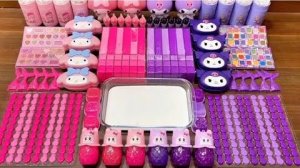 Смешивание слаймов | АСМР видео | Слайм АСМР | Куроми и Мелоди | Яркие Слаймы