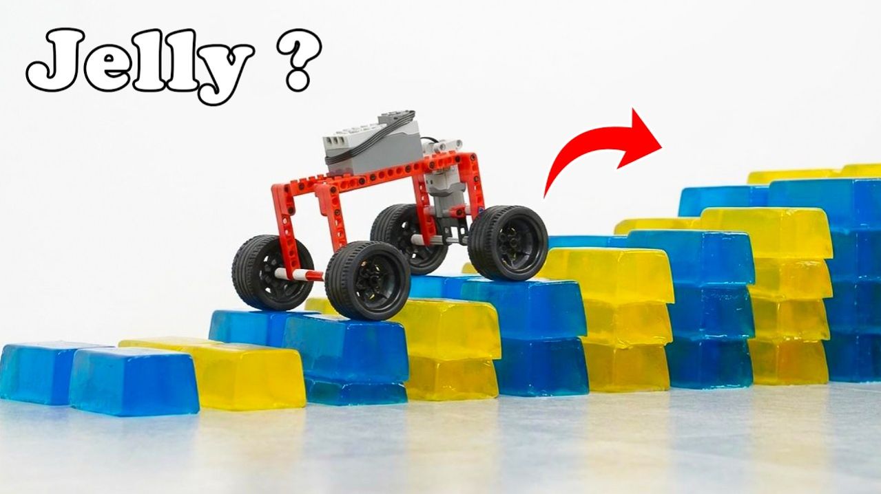 Желе? Самые мягкие препятствия, которые когда-либо были на LEGO Car