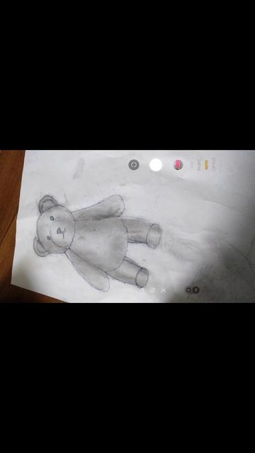 Я нарисовала медведя