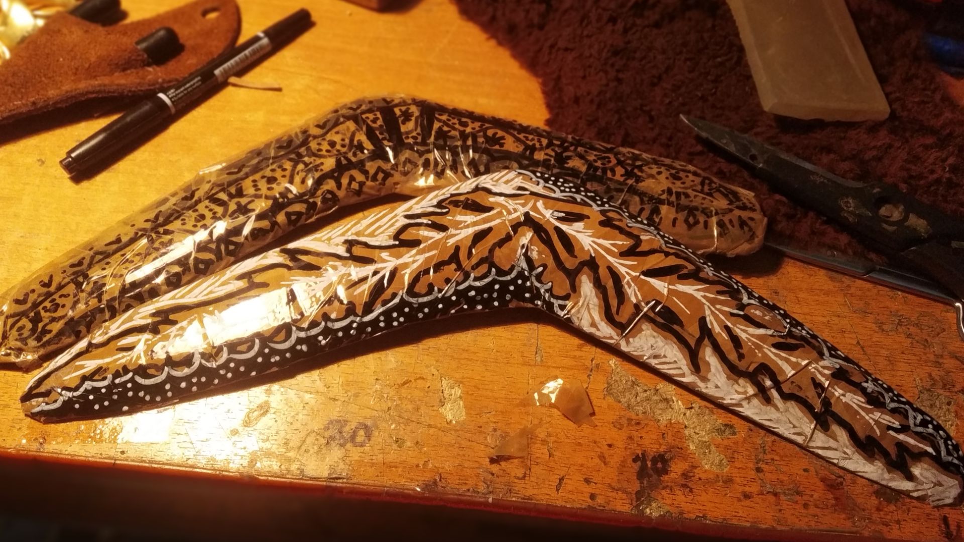 Бумеранг из картона. С Днем Космонавтики друзья!