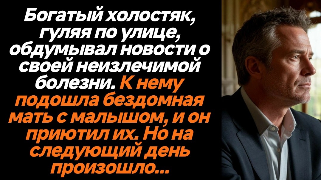 Жизненные истории/Богатый холостяк гулял по улице и обдумывал новости о своей неизлечимой болезни