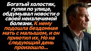 Жизненные истории/Богатый холостяк гулял по улице и обдумывал новости о своей неизлечимой болезни