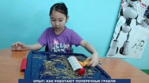 Как работают поперечные грабли