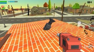 построил ракету в чикен ган!!! (незер скелет)