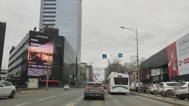 Улицы Самары апрель 2026 Обзор на автомобиле