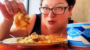 Ем блины для похудения /Мукбанг