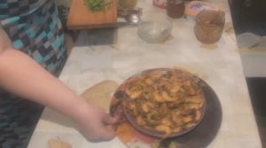 КРЕВЕТКИ В СОЕВО-ГРАНАТОВОМ СОУСЕ, пальчики оближешь!!!